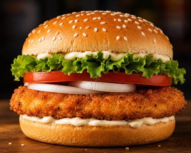 Spicy Zinger Burger.