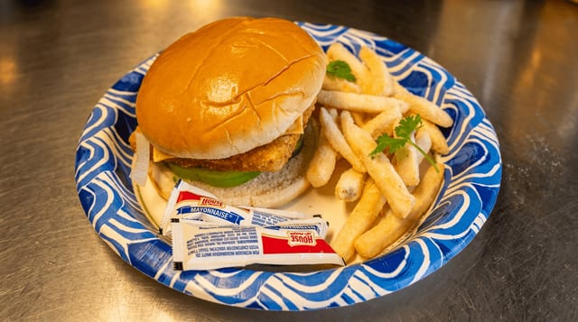 Fish Burger.